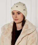 Шапка Guess, экрю - фото 2