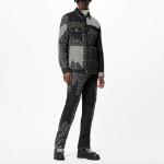 Мужская джинсовая куртка Louis Vuitton, черный - фото 3