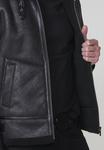 Куртка Koroshi Faux leather jacket, Black - фото 3