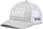 Columbia PFG Fish Flag Mesh Snap Back, Cool Grey/White - фото