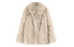 Furs Women's Stand Collar Moderate Coco Limited, синий fox raw белый - фото 9