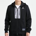 Куртка Air Jordan Casual Sports Hooded Jacket 'Black Light Grey', черный - фото 3