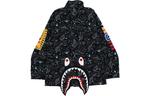 Куртка Shark Series для мужчин A Bathing Ape, черный - фото 3