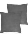 2 наволочки Тамара антрацитового цвета normani, 45 x 45 см - фото