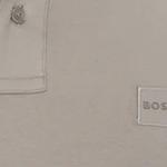 Серая поло для мужчин HUGO BOSS, серый - фото 4