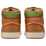 Кроссовки 1 Mid Se Cheeseburger Jordan, коричневый - фото 5