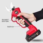 Перезаряжаемые литий-ионные электрические секаторы KAZZ, экономичные, 2 аккумулятора, 1 зарядка + лезвие, можно резать 2,8 см. - фото 3