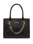 Love Moschino сумка-тоут с логотипом, черный - фото