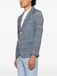 Клетчатый блейзер Circolo 1901, синий - фото 3
