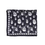 Alexander McQueen Классический шарф с черепом, Black - фото 3