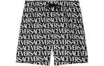 Шорты с принтом логотипа VERSACE, черный - фото 3