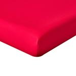 Простыня Homescapes красный, 180/200 см - фото