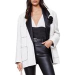 Пиджак женский Chanel, белый / черный - фото 3