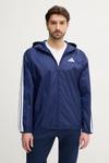 Куртка Adidas Essentials 3-Stripes Windbreaker, темно-синий - фото
