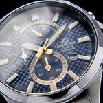 Мужские часы EDIFICE Blue EFV-530D-2A CASIO - фото 5