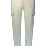 Джинсовые карго-брюки Damier Gradient Jacquard LOUIS VUITTON, белый - фото 5