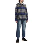 Клетчатая рубашка-пиджак ADER ERROR, синий - фото 4