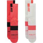 Nike Multiplier Crew Sock Носки до середины икры Унисекс 2 пары (красный+белый) - фото 3