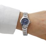 CASIO Часы Women's Standard Series Blue Watch LTP-1241D-2A2, Blue Dial with Silver Strap - фото 6