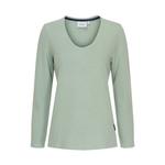 Футболка Sea Ranch Agatha Long Sleeve V Neck, зеленый - фото