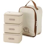 Термоланчбокс, beige KAWASIMAYA, фиолетовый - фото 5