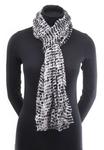 Шарф Vasca из веганского материала Collezione alessandro, черный - фото 2