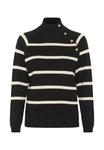 Джемпер Cream Jumper, Black Stripe/Mottled Black - фото 5