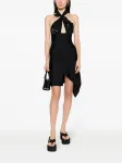 Платье мини Racing с вырезом халтер COPERNI, черный - фото 2