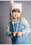 Детское джинсовое платье Mango Kids, Medium Blue - фото 2