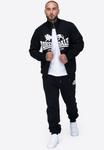 Толстовка Lonsdale Zip-up sweatshirt, Black/White/Black - фото 2