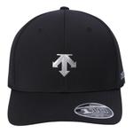 DESCENTE Бейсболка из полиэстера унисекс черная, Black - фото 2