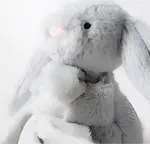 JELLYCAT Personalised Bashful Silver Bunny Blankie - фото 3