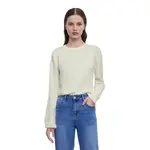 Трикотажная футболка ZARA, серая - фото 5