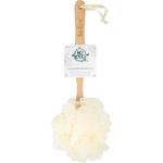 Пуф для душа So Eco с длинной ручкой, белый - фото