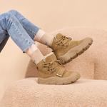 Зимние ботинки женские Joy&Mario, цвет Sand - фото 11