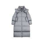 ELLE Пуховик Women's Medium Gray Thickened Puffer - фото
