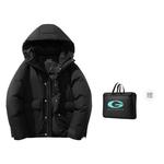 GOLFCROSS Пуховик унисекс черный, Black - фото 3