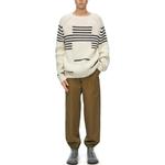 Свитер мужской Off White Loewe, кремовый - фото 2