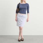 Вторые кожаные топы 3/4 длины Fruity Booty, navy - фото 4