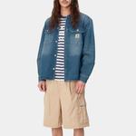 Carhartt WIP Рубашка-куртка с нашивкой логотипа, Blue - фото 5