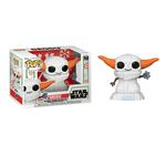 Фигурки чиби Star Wars The Mandalorian Grogu Snowman Funko - фото 3