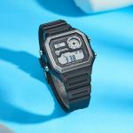 Disney Часы Mickey Series Electronic Movement Plastic Strap Watch Unisex Black Dial - фото 9