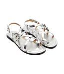 Сандалии из кожи Darrington Michael Kors, серый - фото 3