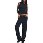 Прямые брюки Heavy Waffle Skims, темно-синий - фото 3