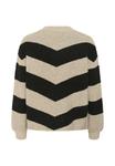 Джемпер Kaffe KAVERANA KNIT PULLOVER, Feather Gray M Black Stripe/Mottled Grey - фото 6