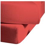9100 Простыня из атласа Plain Mako Fleuresse, красный - фото 2