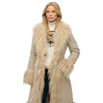 Пальто Superdry Long Afghan, бежевый - фото 5