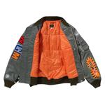 Куртка BAPE Shark MA-1 Bomber Jacket, Olive Drab - фото 3