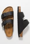 Сандалии женские Birkenstock из экокожи с ремешками, черный - фото 7
