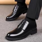 Туфли мужские низкие черный Jietegongyang - фото 8